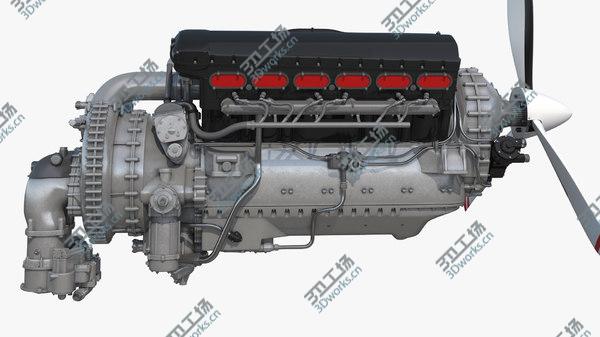images/goods_img/20210312/V12 Piston Aero Engine 3D model/4.jpg